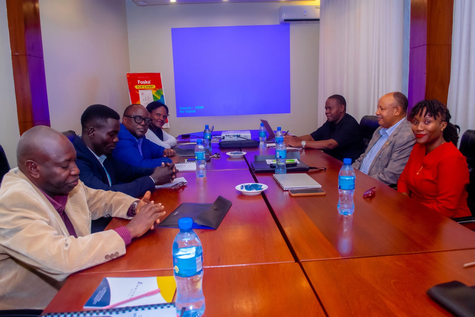 The BSI Finance management team and Board of Directors in session